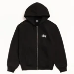 Basic Stussy Zip Up Hoodie