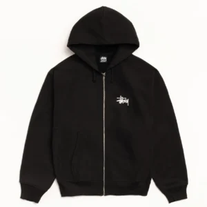Basic Stussy Zip Up Hoodie
