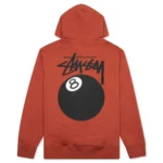 Red 8 Ball Stussy Hoodie