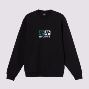 Stussy 2 Flowers Crew