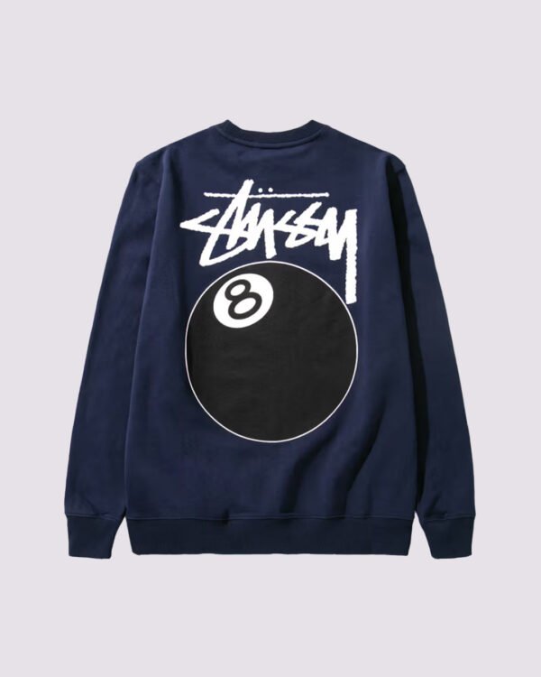 Stussy 8 Ball Crew Navy