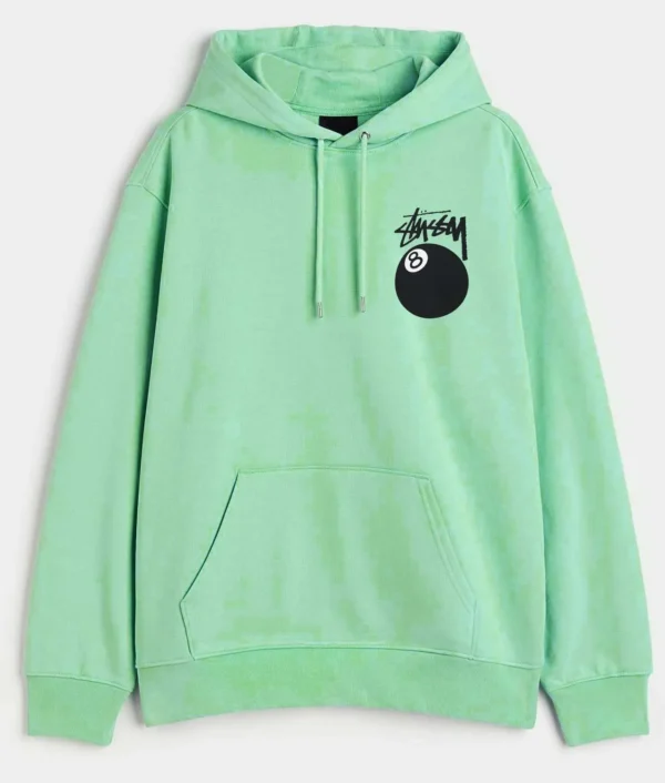 Stussy 8 Ball Hoodie Green