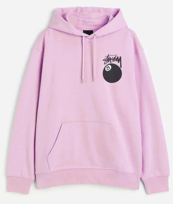 Stussy 8 Ball Hoodie Pink