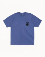 Stussy 8 Ball Tee Blue Front