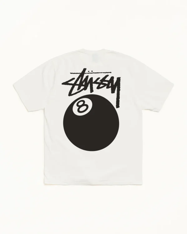 Stussy 8 Ball Tee White