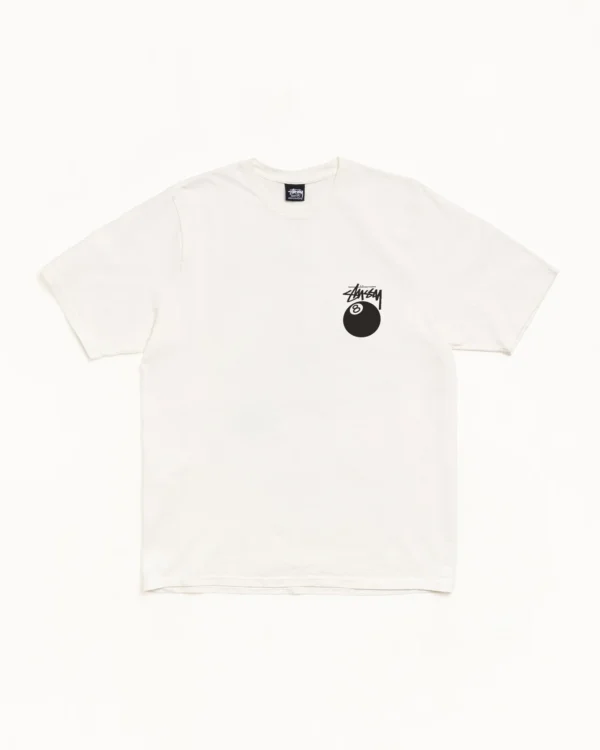 Stussy 8 Ball Tee White Front