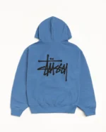 Stussy Basic Hoodie Blue