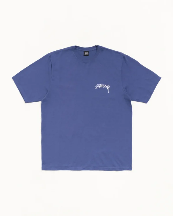 Stussy Blue Tee Front