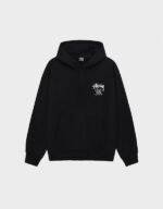 Stussy Classic Gear Hoodie Black Front