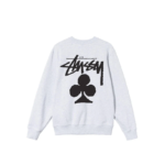 Stussy Club Crew Ash Heather