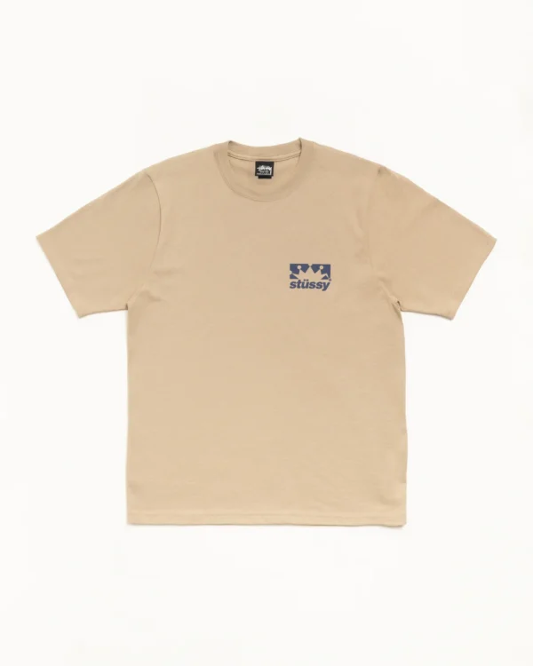 Stussy Crown Tee Khaki Front