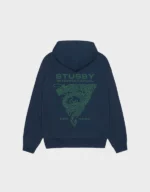 Stussy Dragon Hoodie Navy