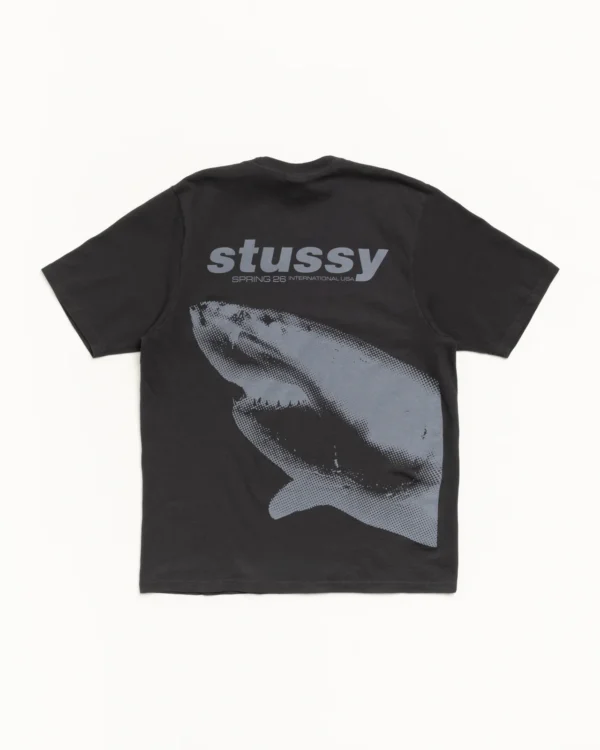 Stussy Shark Tee Black
