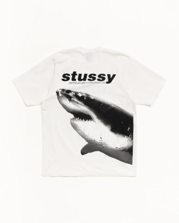 Stussy Shark Tee White