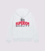 Stussy Superior Quality Hoodie Ash Heather