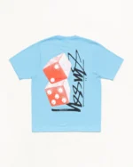 Stussy Tall Dice Tee Sky Blue
