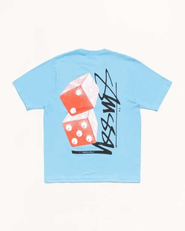 Stussy Tall Dice Tee Sky Blue