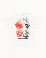 Stussy Tall Dice Tee White
