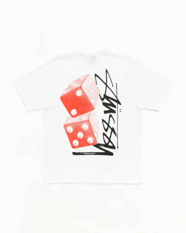 Stussy Tall Dice Tee White