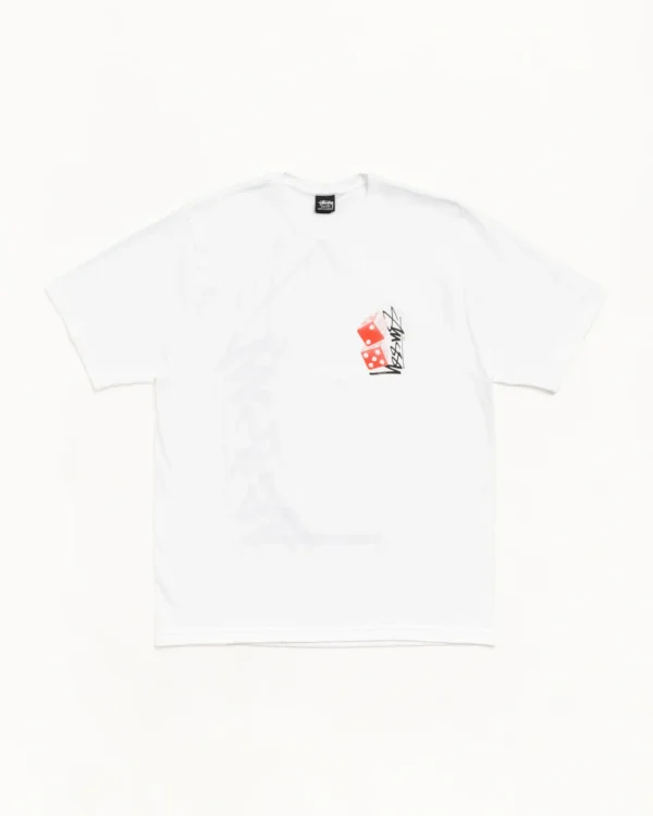 Stussy Tall Dice Tee White Front