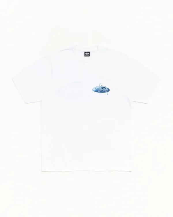 Stussy Wave Oval Tee White