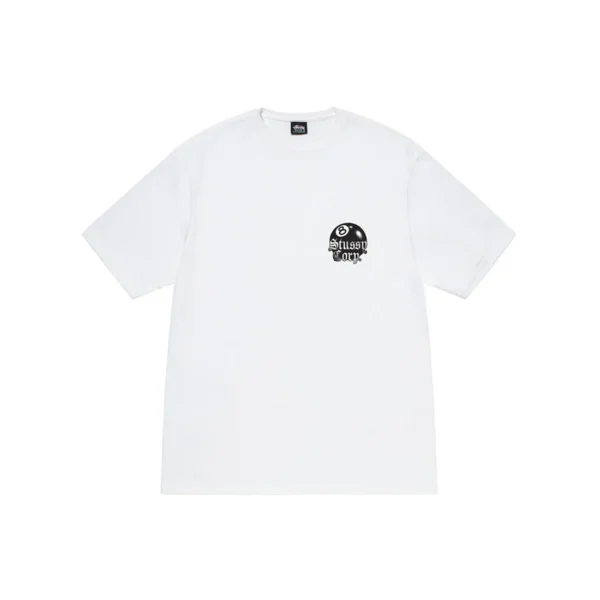 Stussy White Tee Front