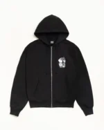 Tall Dice Stussy Zip Up Hoodie Front