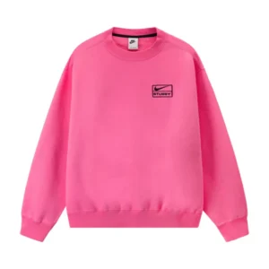 Womens Stussy Pink Crew